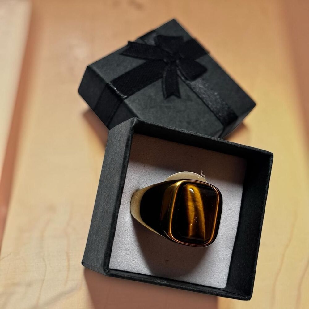 Unbranded Men's Gold and Black Jewellery